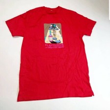 Play cloths Men 100% authenitc S/S t-shirt size large red solid logo 