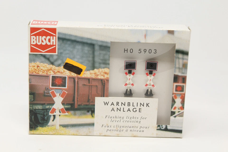 HO Busch 5903 Flashing Lights For Level Crossing - Image 3 of 4