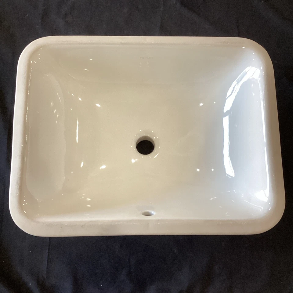 Fregadero de baño Kohler Caxton montaje inferior galleta 20000-96 Foto 3 de 4