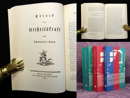 Brandt, Klemme Immanuel Kant 3 Bde. 2003 Kritik der Vernunft,Urteilskraft... js - Bild 1 von 9