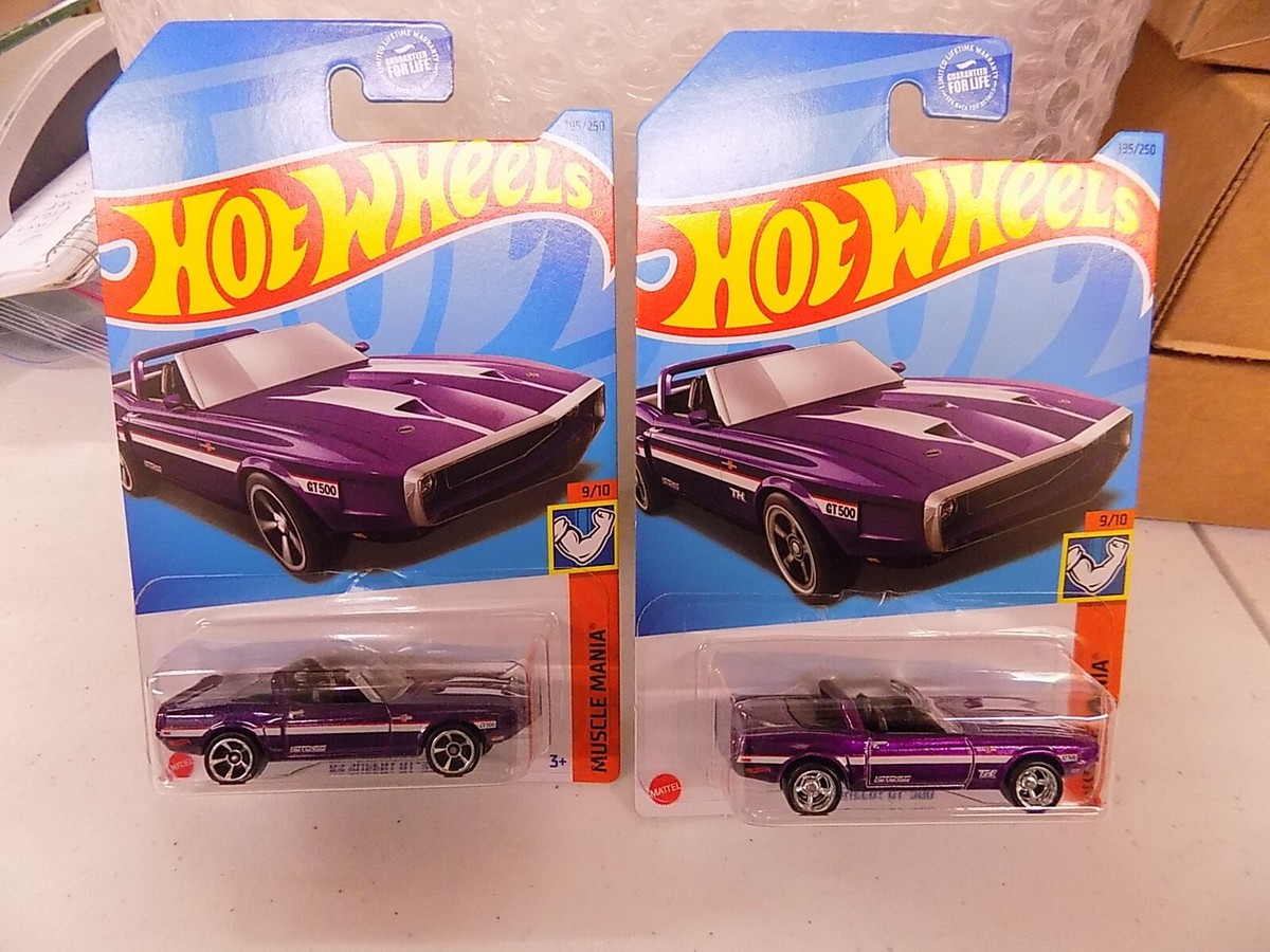 ホットウィール MustangShelby GT500 スーパートレジャーハント 2023 Hot Wheels Super Treasure Hunt 69 Ford Mustang Shelby