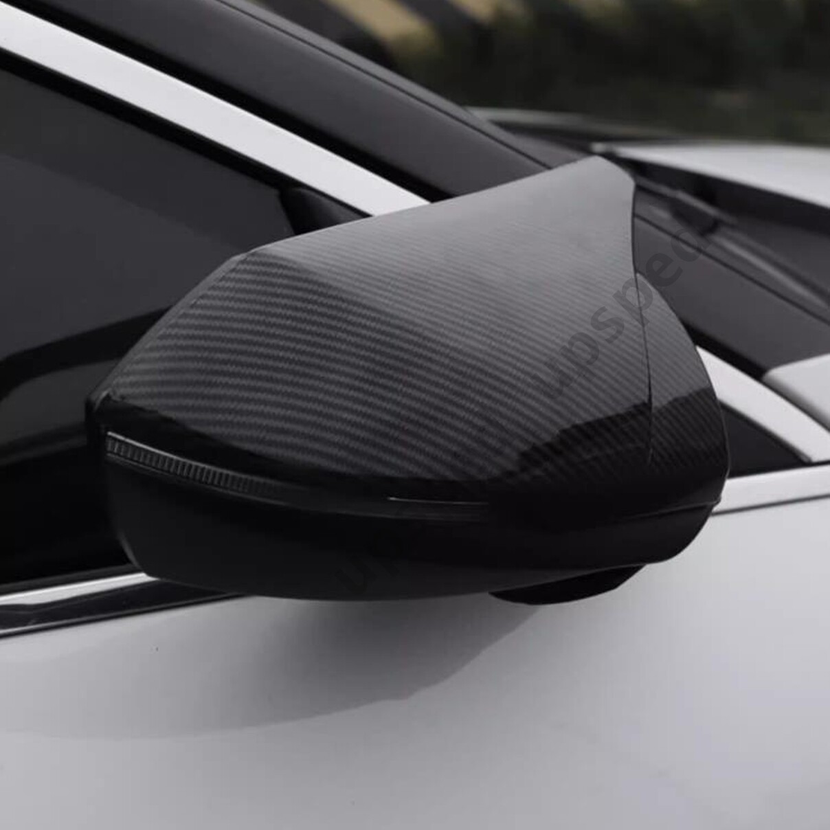 Carbon Fber Sde Rearvew Mrrors Decor Cover Trm for Ka K5 Optma