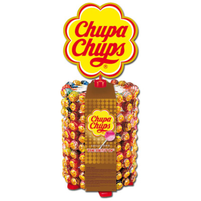 (13,19 /1kg) Chupa Chups The Best Of Lutscher-Rad, Lolly, 200 Stück