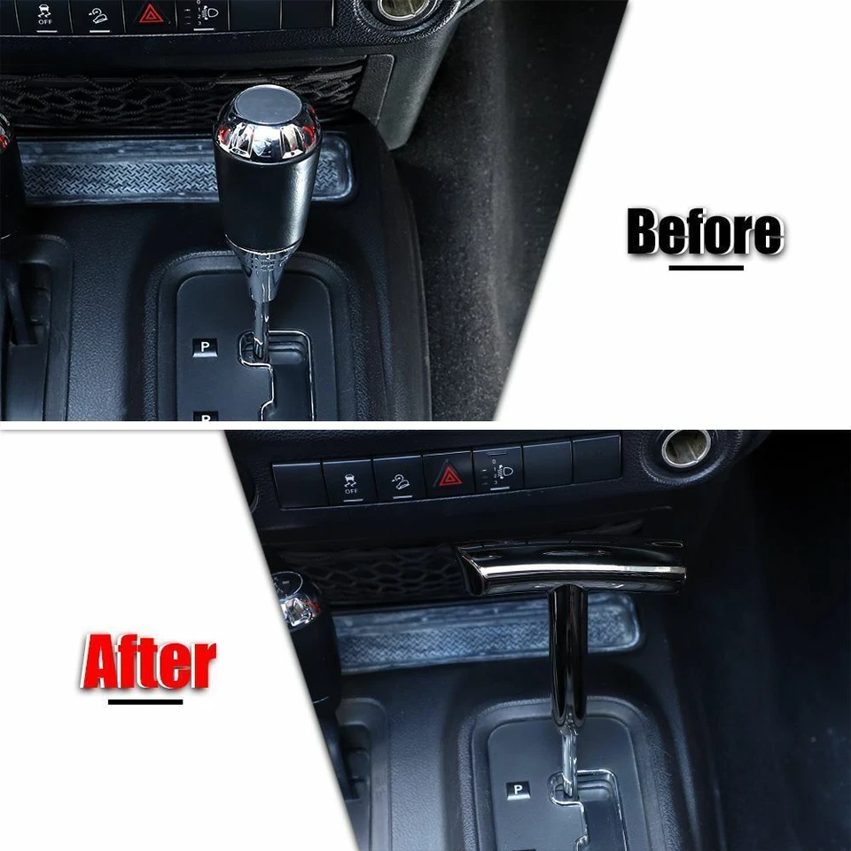 T-Handle Gear Shifter Knob for Jeep Dodge Charger and Jeep Wrangler JK 2012-2017 - Imagem 3 de 4