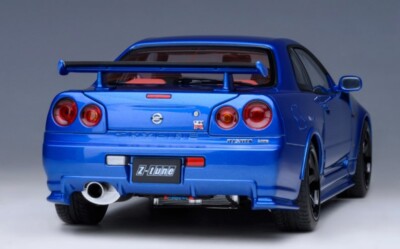 77462 AUTOart 1:18 Nissan NISMO R34 GT-R Z-tune (Bayside Blue
