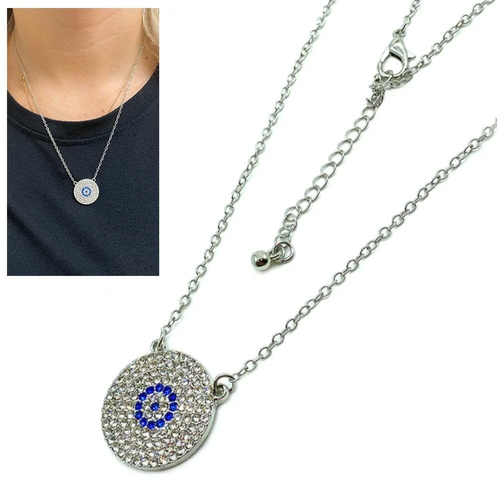 Cute evil eye necklace deals