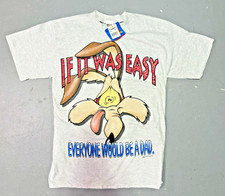 Vintage 1997 Looney Tunes Wile E. Coyote T-Shirt Medium - New w/ Tags