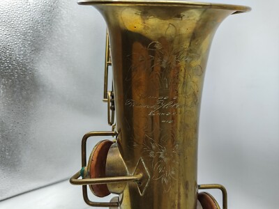 1924 Frank Holton & Co. Elkhorn, WI Low Pitch Eb Alto Saxophone w
