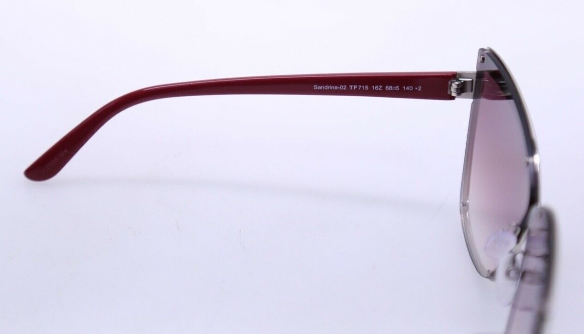 Tom Ford SANDRINE-02 FT0715 16Z Silver/Red/Pink Gradient  display picture 1