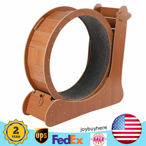 Kitten Running Wheel Climbing Tree Treadmill Pet Toy Cat Exercise Wheel