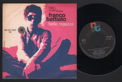 7" FRANCO BATTIATO BELLA RAGAZZA / OCCHI D'OR DISCO PER L'ESTATE 1969 RT 1563 | eBay