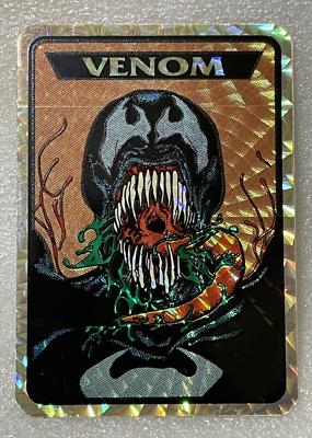 1993 Marvel Masterpiece Vending Machine Prism Sticker Venom | eBay