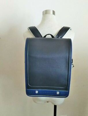 Japanische Schultasche schwarz Randoseru Kinderrucksack