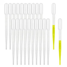 Disposable Moveland Calibrated Plastic 200PCS Dropper Transfer Pipettes, 3Ml Sui