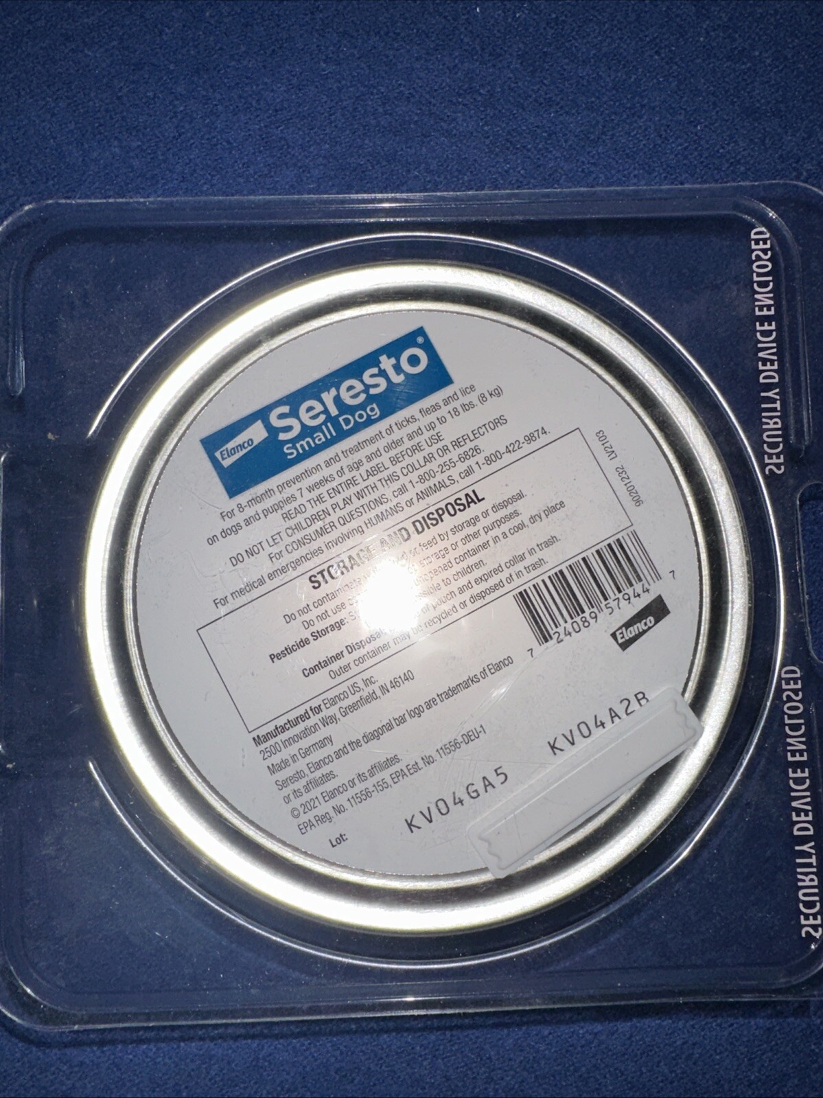 Elanco Seresto Flea & Tick Collar Treatment & Prevention for Dogs Under