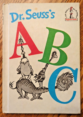 Dr. Seuss's ABC 1963 First Edition Hardcover Book Club Edition