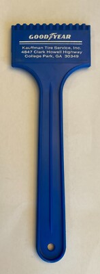 VINTAGE Ice Scraper GOODYEAR College Park KAUFFMAN TIRE Georgia ~ FREE SHIP!