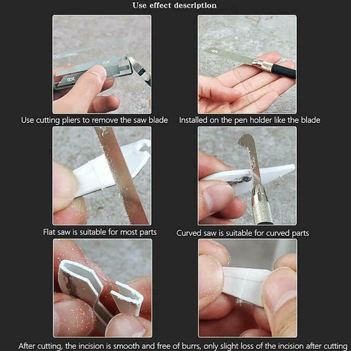 Mini Hacksaw Exquisite Hand DIY Tool Model Craft Set For Model New.New~ - Picture 7 of 12