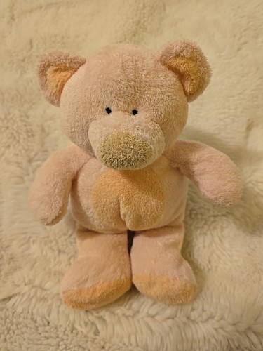 TY TyLux Pluffies 2002 Pinks the Bear Brown Nose Teddy Stuffed Toy 2002 Plush - Picture 3 of 12