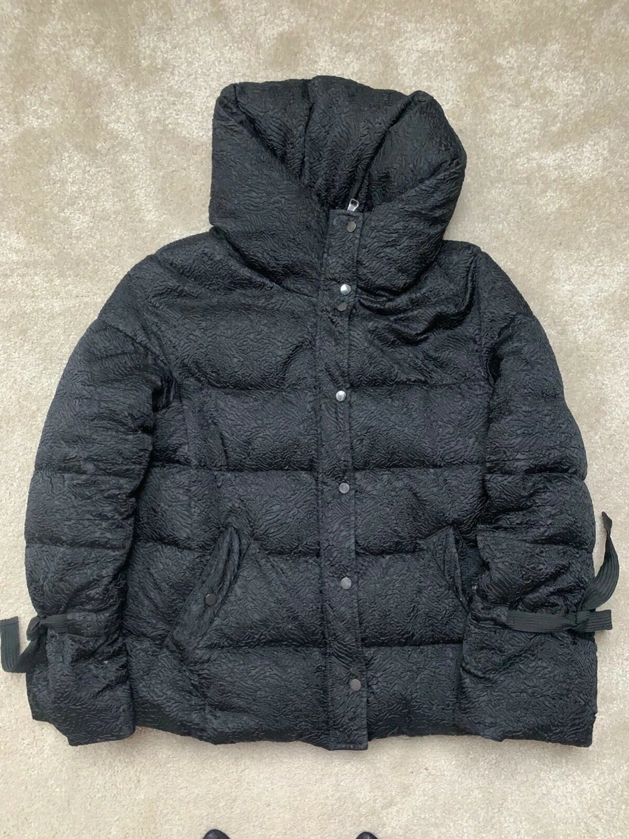 zara textured puffer jacket