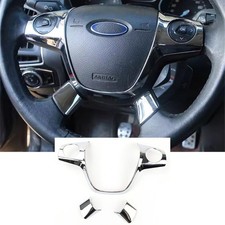 Chrome Abs Car Steering Wheel Cover For Ford Focus 12-14 Escape Kuga 13-16 C-max