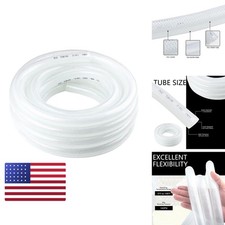 YUBONCE 3/4" ID x 1" OD High Pressure Braided Clear Flexible PVC Tubing 25 Ft