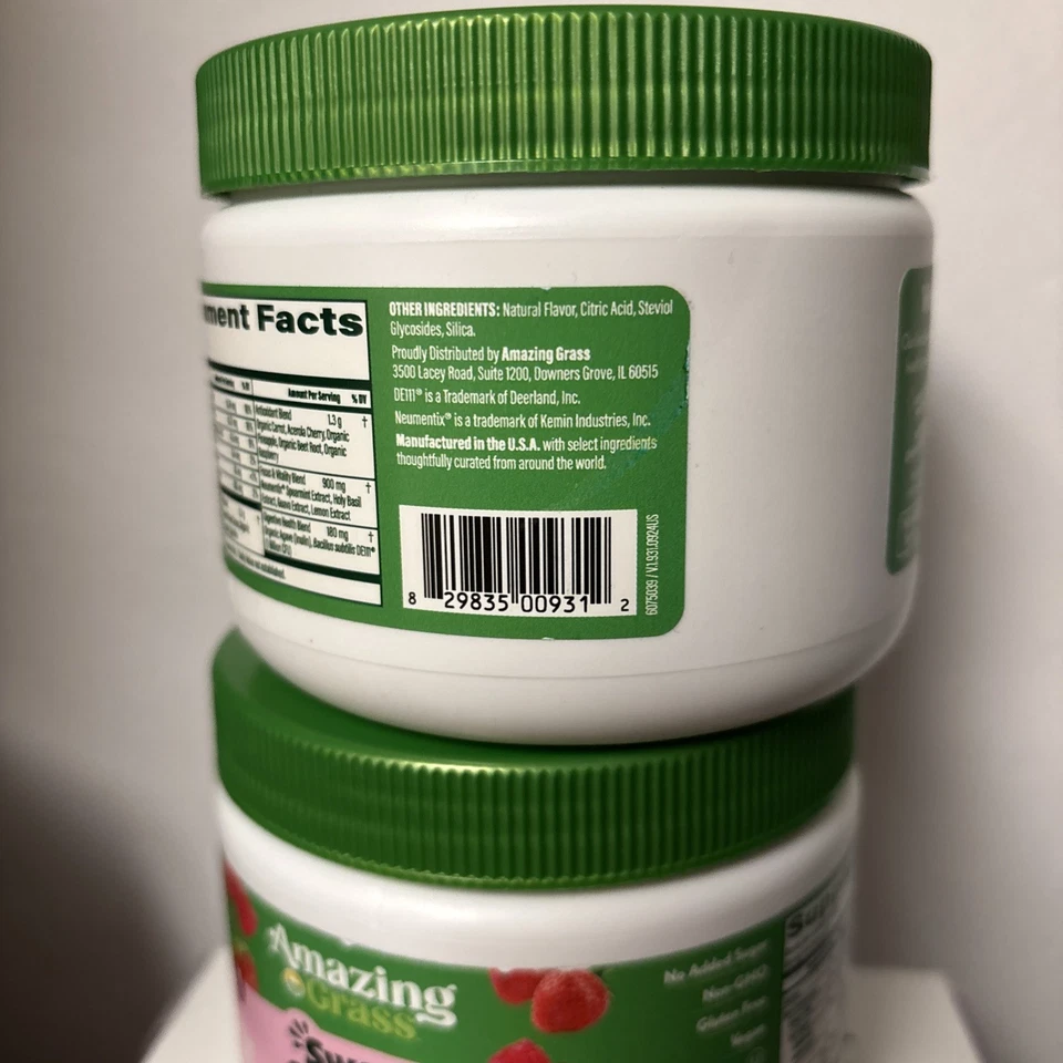 Paquete de 2 increíbles hierbas verdes dulces 4,4 OZ Ea Summer Berry exp 2/27 Foto 4 de 4