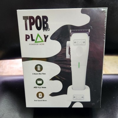 TPOB PLAY Clipper White (Whiteout Edition)  Charging Stand & Guards NEW SEALED 