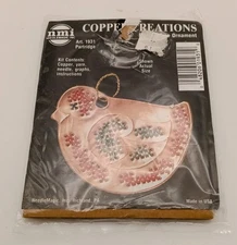 Vintage Needle Magic Copper Creation Ornament Kit #1931 Partridge Unopened