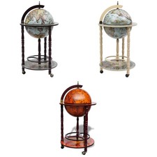 Eukalyptusholz Globusbar Flaschenregal Minibar Hausbar mehrere Auswahl BE