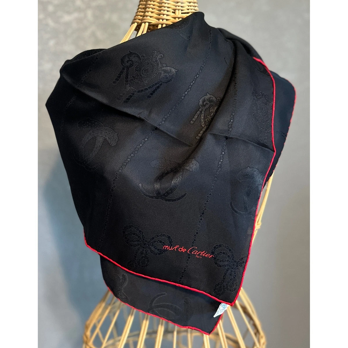 Cartier Silk Scarves & Wraps Black for Women for sale | eBay