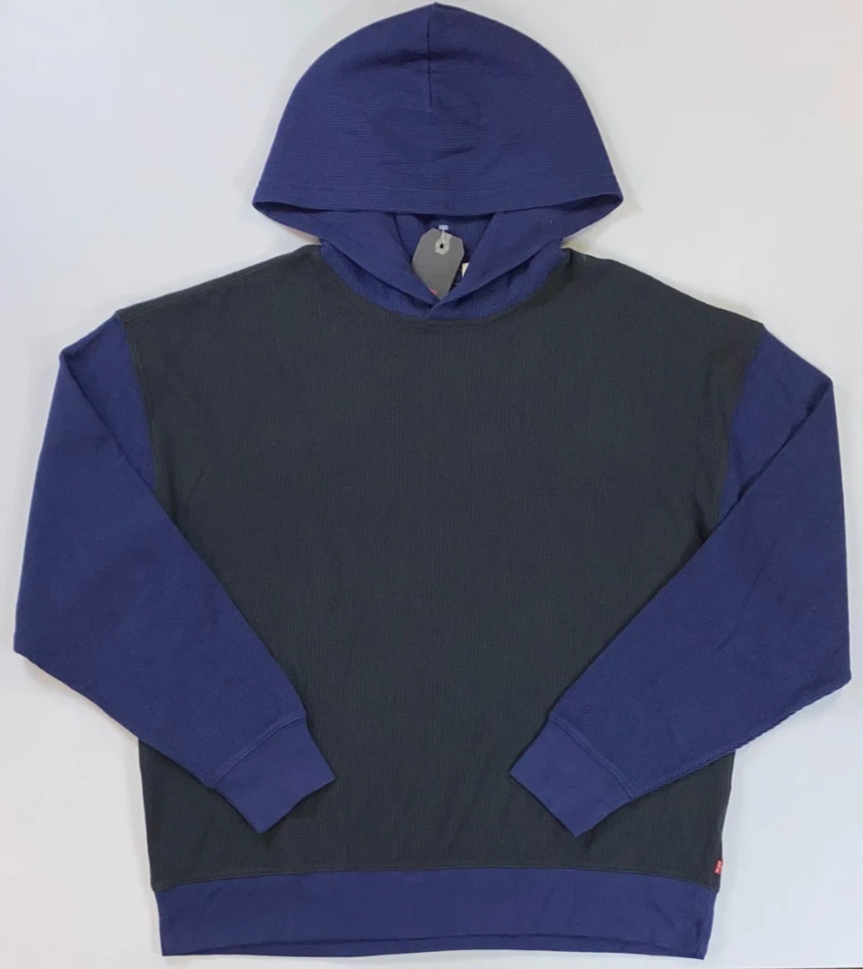 Men's Levi's Strauss Relaxed Fit Hooded Long Sleeve Thermal Shirt Size Large