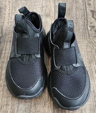 Nike Flex Runner 3 GS Slip On Shoes Black Anthracite Youth Size 9C FN1294-002