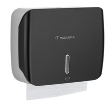 Paper Towel Dispenser Wall Mount - No-Drill Adhesive Multifold Paper Towel Di...