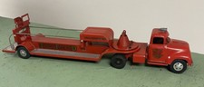 1957 Tonka Pressed Steel MFD Hydraulic Arial Ladder FireTruck No 5 Orig.Paint