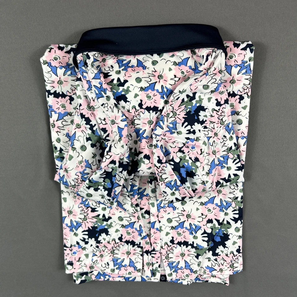 Camisa de Golf Puma Polo Arnold Palmer Estampado Floral Mediana Rosa Poliéster Precio de venta sugerido por el fabricante $90 Foto 4 de 4