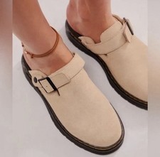 Doc Dr. Martens Carlson Slingback Clogs Mules EU 39 Women's US 8 UK 6 Warm Sand