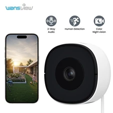 Wansview 2K Window Camera Wifi6 Indoor Security Cameras for Home 24/7 Recording