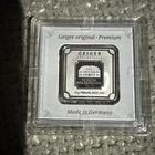 10 Gram Silver Geiger .999 Silver Bar In Assey Premium