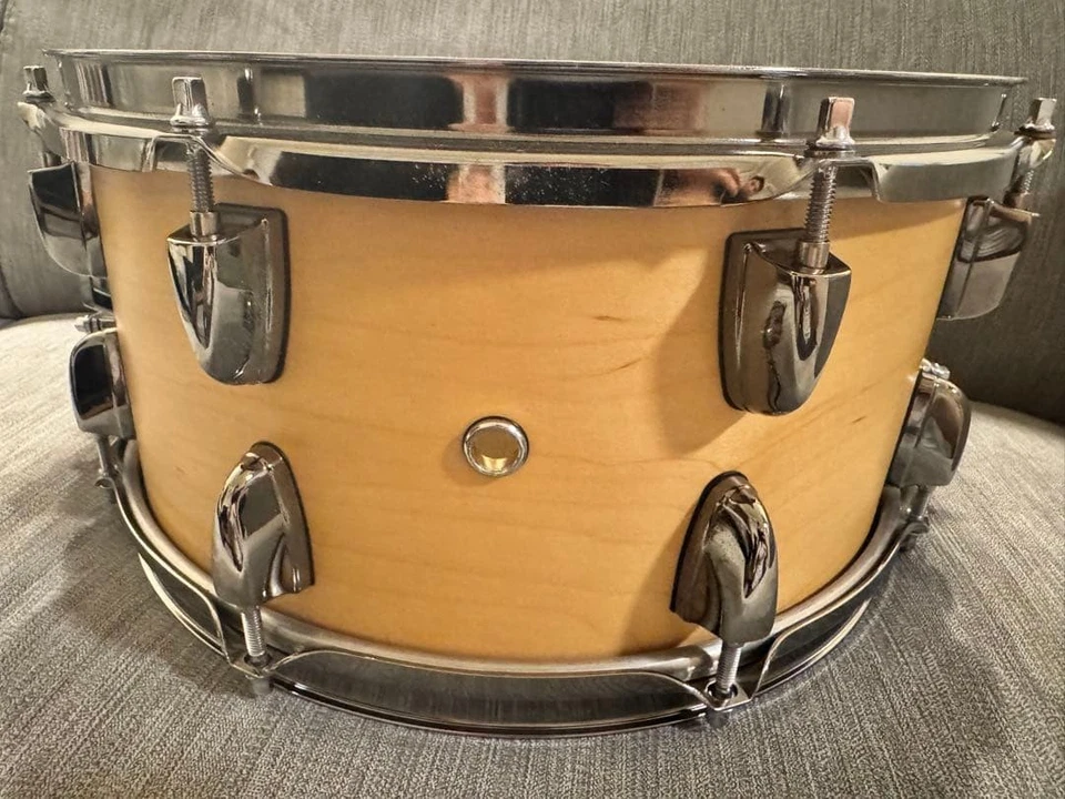 YAMAHA MSD-1365SJ Steve Jordan Maple Snare Drum 13"x6.5" Made in Japan - Image 3 of 4
