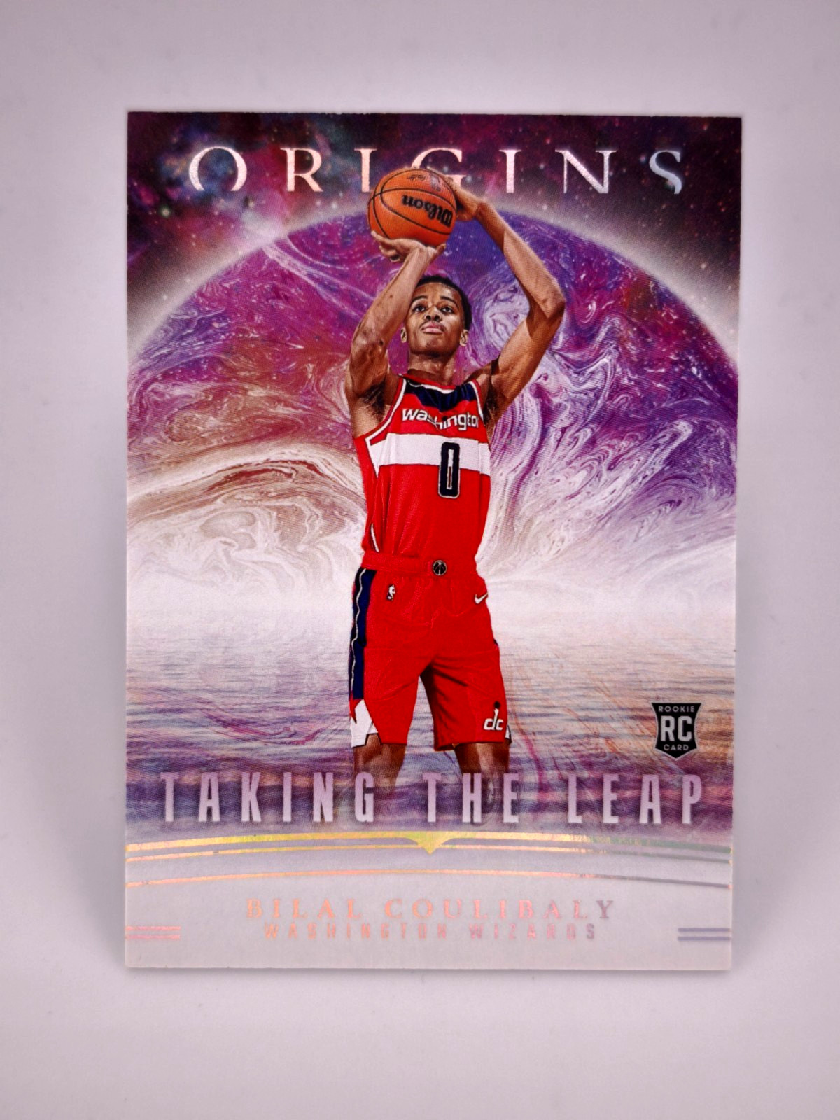 Bilal Coulibaly RC TAKING THE LEAP 2023-24 Panini Origins NBA Washington Wizards