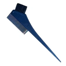 Hair Dye Brush Comb Applicator Root Highlighting Tint Tool Blue