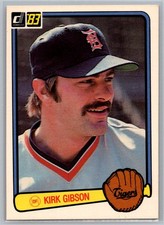1983 Donruss #459 Kirk Gibson