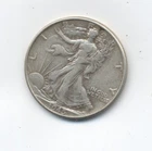 1945 Walking liberty silver half dollar 50c