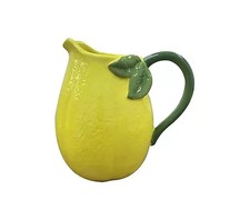 Ceramic Lemon Pitcher Home Stories Lemon Fruit Jug