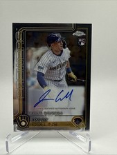 2025 Topps Chrome Update Isaac Collins Rookie Debut Auto RC #CRDA-IC Brewers