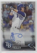 2016 Bowman Draft Chrome Pick Refractor 260/499 Jake Fraley #CDA-JF Auto t5p