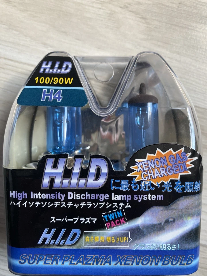 Plasma Xenon H I D 100/90w H4 High Discharge Lamp System Xenon Bulb X 2 Ina Pack - Image 3 of 4