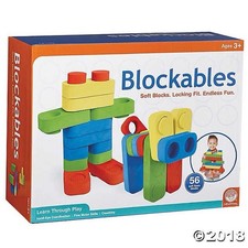Foam Blocks For Toddlers - Blockables: 56 Piece Set
