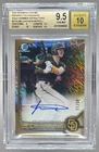 Jackson Merrill 2022 Bowman Chrome Gold Shimmer Refractor Auto 11/50 BGS 9.5/10
